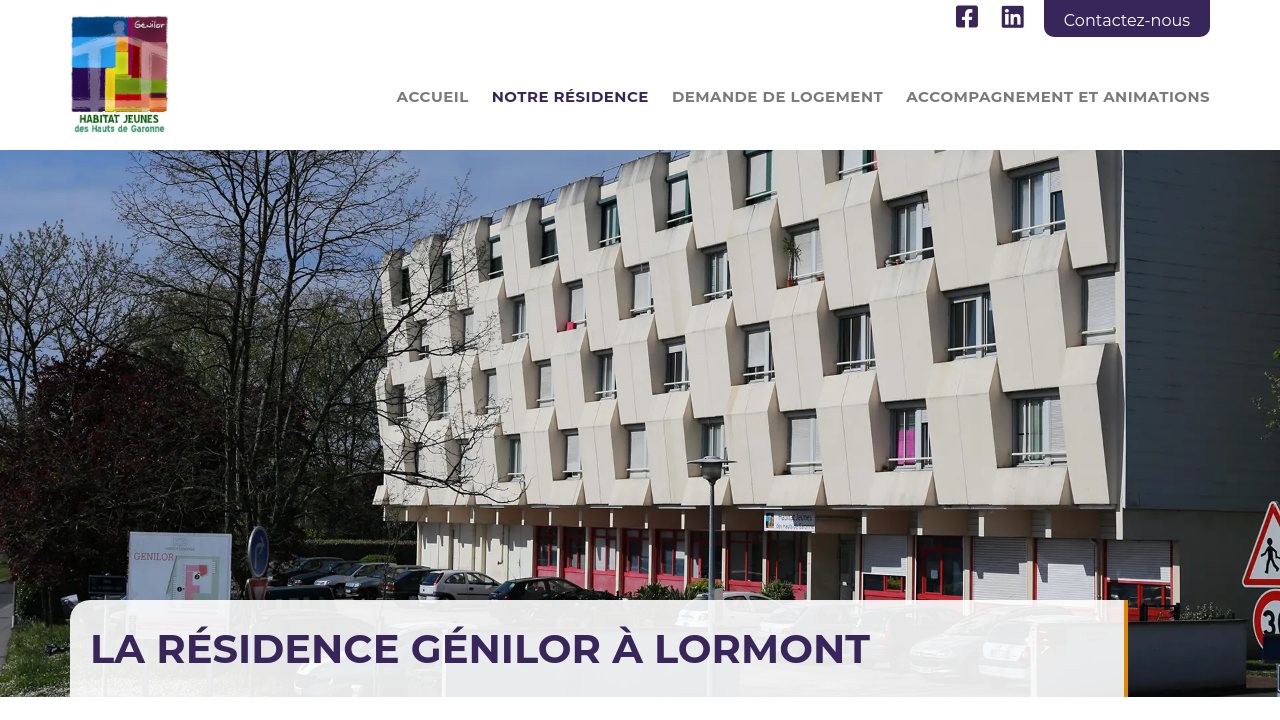 Les logements pour les jeunes de la résidence Génilor à Lormont